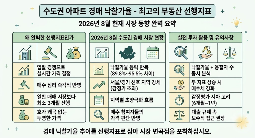 선행지표로서 경매낙찰가율